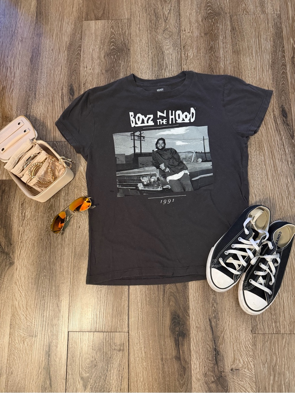 Boyz N The Hood Graphic Tee | Vintage Wash Movie T-Shirt Size Small